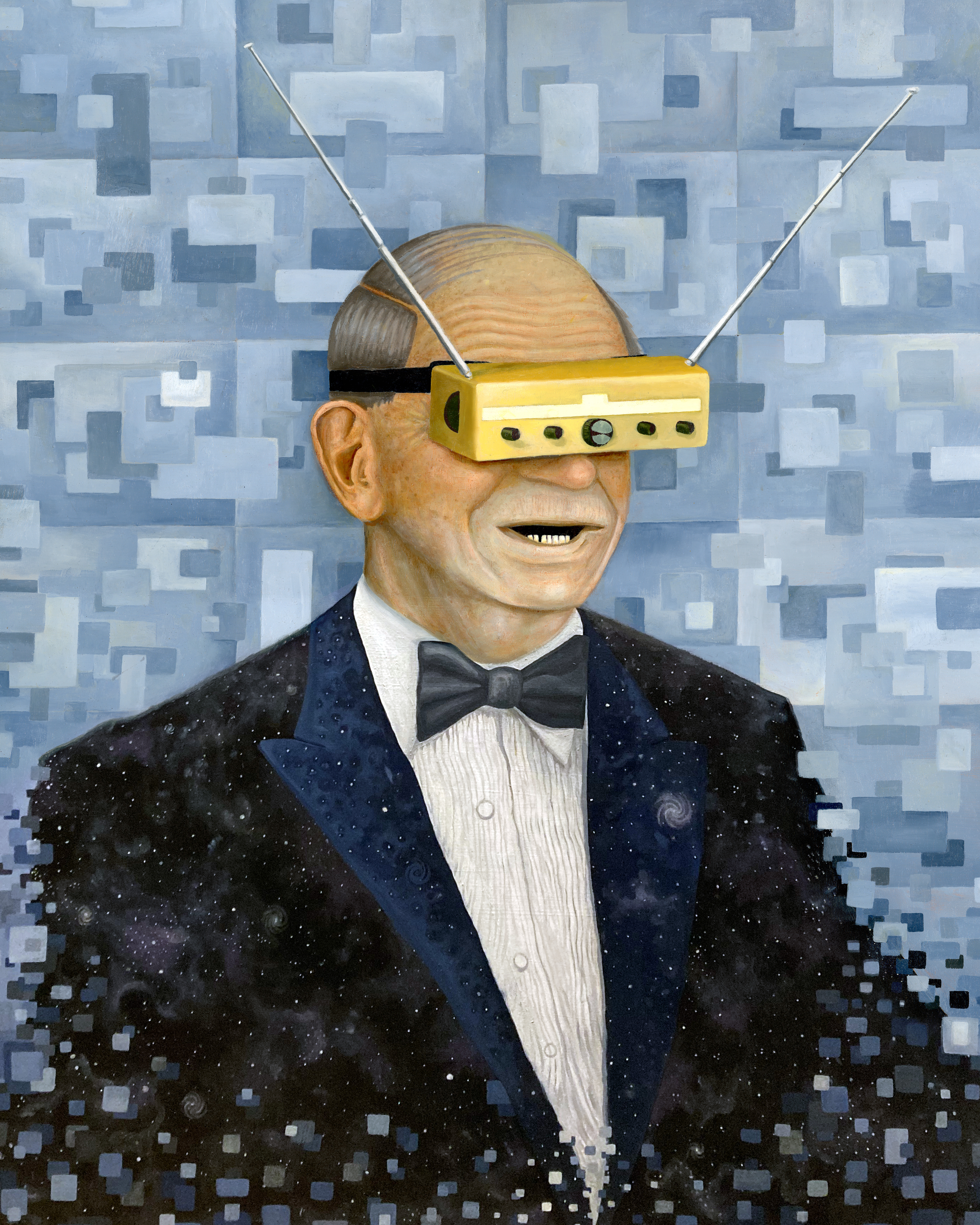 Future Man - Futuristic portrait with technological elements